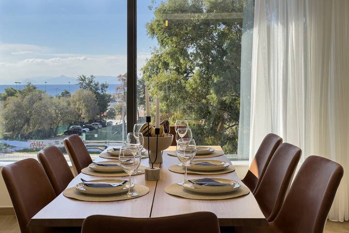 Apartamento de vacaciones para 6 personas, con vistas al mar y balcón/terraza - 1
