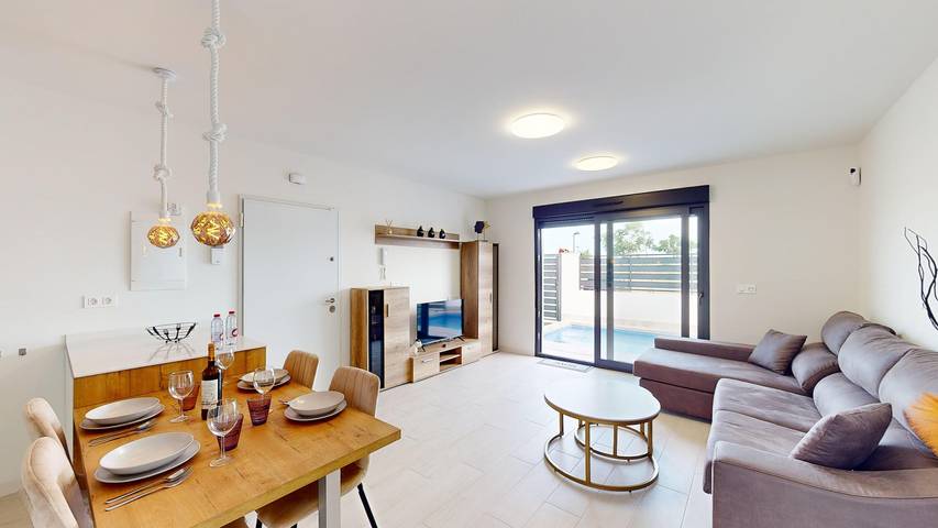 Chalet para 4 personas, con jardín y terraza en Campo de Cartagena - 4