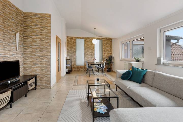 Ferienwohnung für 4 Personen, mit Balkon und Seeblick in Radolfzell am Bodensee