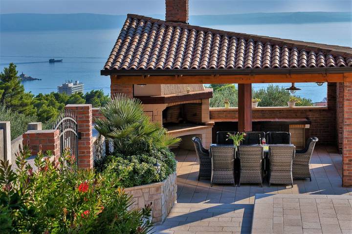 Villa mit pool für 8 Personen, mit Meerblick und Garten, mit Haustier in Makarska - 4