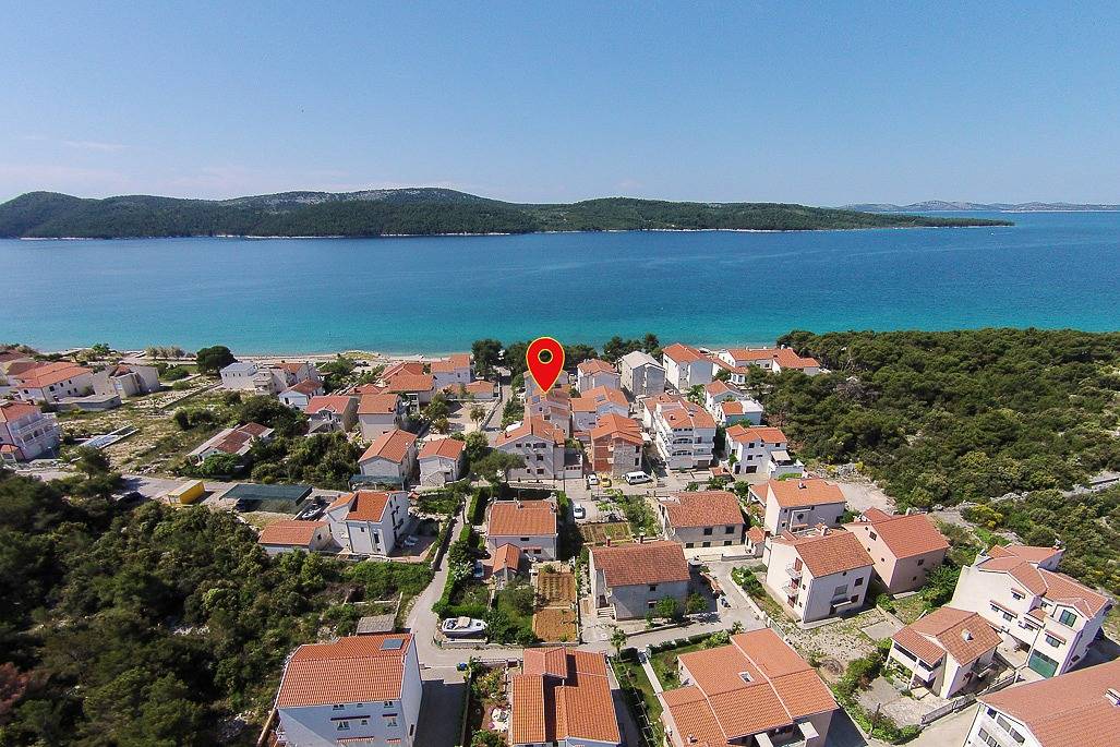 Ganze Wohnung, Studio Appartement mit Balkon und Meerblick Zablace, Sibenik As-25841-a in Sibenik, Šibenik-Knin