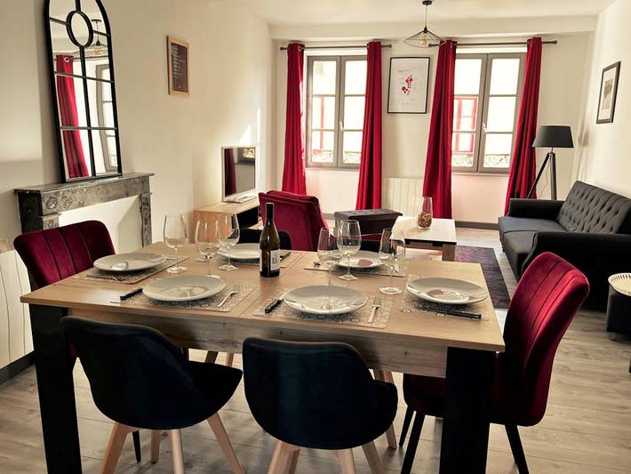 Gîte pour 8 personnes, animaux acceptés