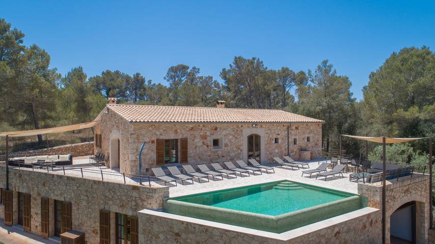 Ferienhaus für 12 Personen, mit Terrasse und Garten sowie Pool in Sant Joan (Mallorca)