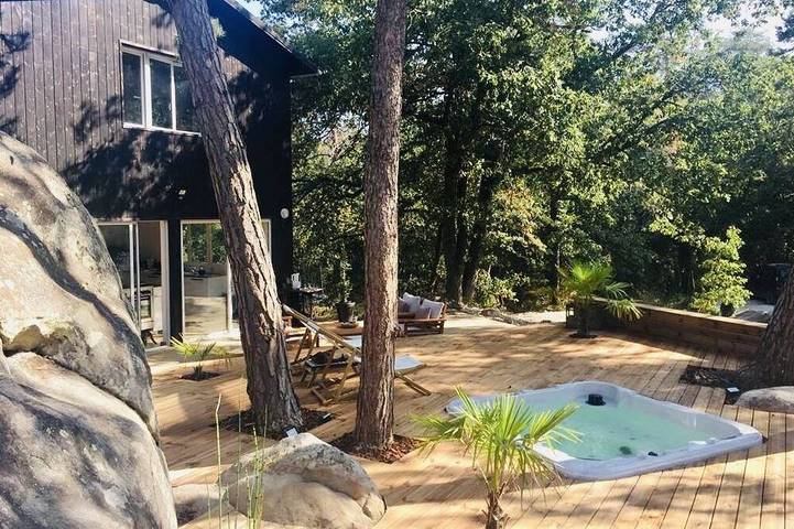 Gîte pour 6 personnes, avec jacuzzi à Maisse