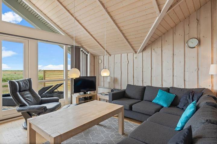 Ferienhaus mit Whirpool und Sauna – Panorama Terrasse in Blavand, Varde