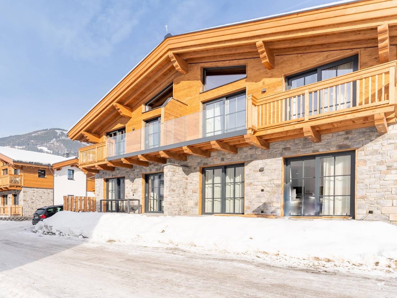 Luxuriöse Lodge mit Sauna und privater Terrasse
 in Niedernsill, Kitzbüheler Alpen