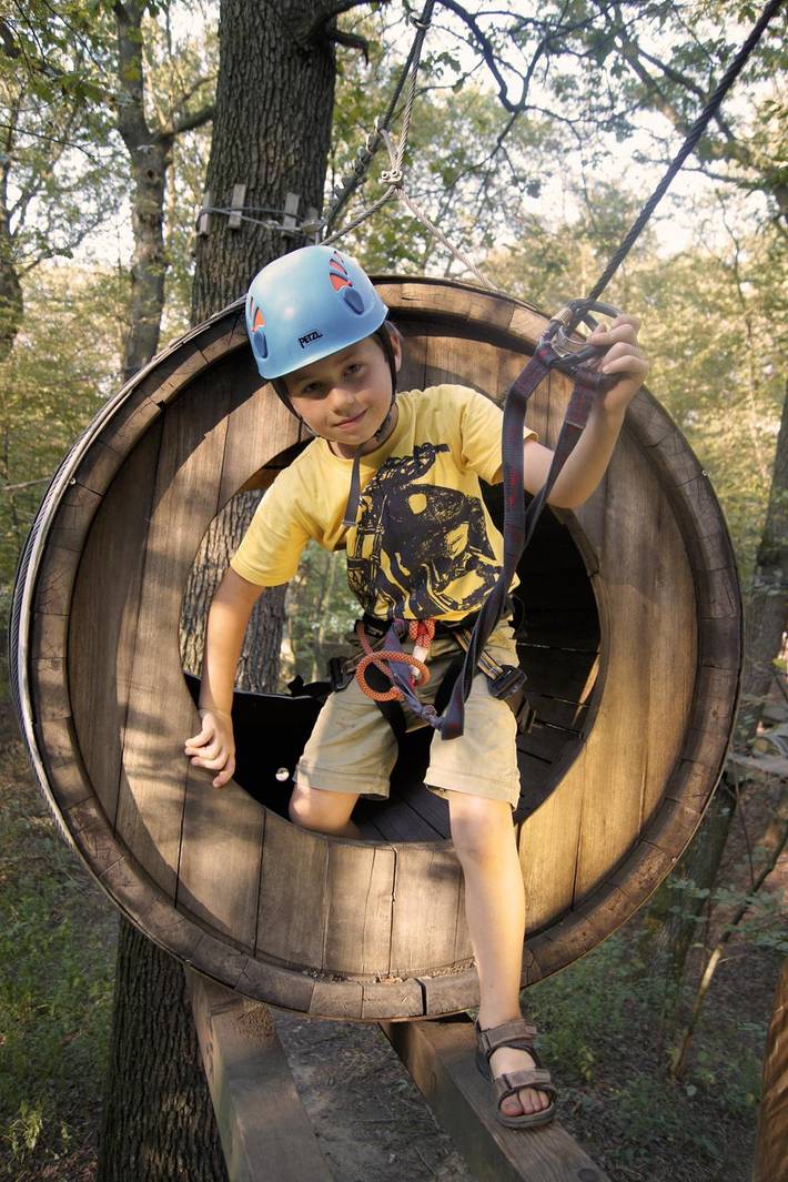 Ganze Ferienwohnung, Ochys Waldfreizeitpark Kreuzstetten - Gemütliche Zweibetthütte mitten im Wald in Oberkreuzstetten, Mistelbach (Niederösterreich)