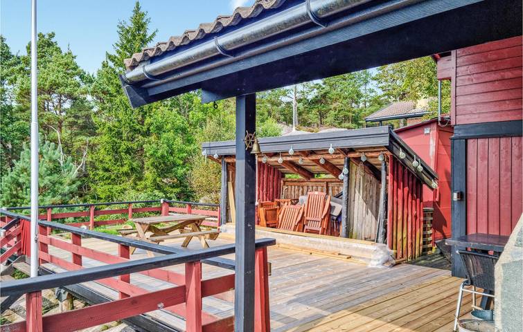 Ferienhaus für 7 Personen mit Terrasse in Mandal