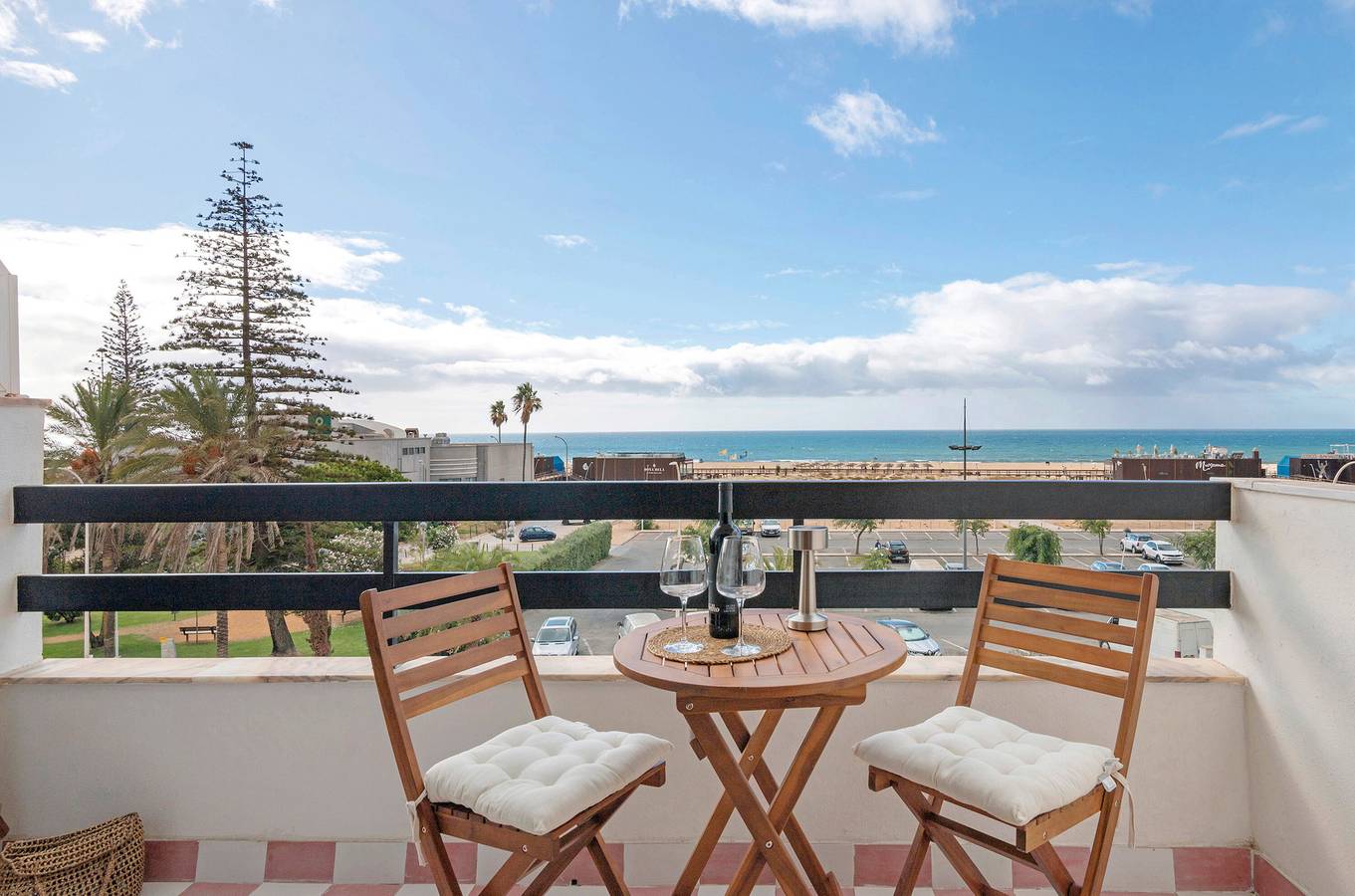 Ganze Wohnung, Apartment 'Mira Mar' mit Meerblick, Balkon und Wlan in Monte Gordo, Faro Distrikt