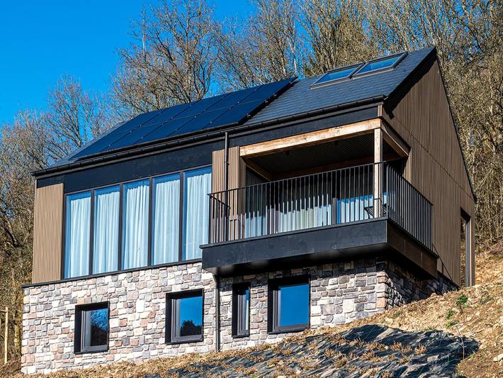 Vakantiehuis voor 4 personen, with Balkon and Terras as well as Tuin in de Belgische Ardennen