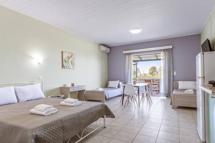 Studio für 4 Personen, mit Balkon und Garten auf den Peloponnes - 3