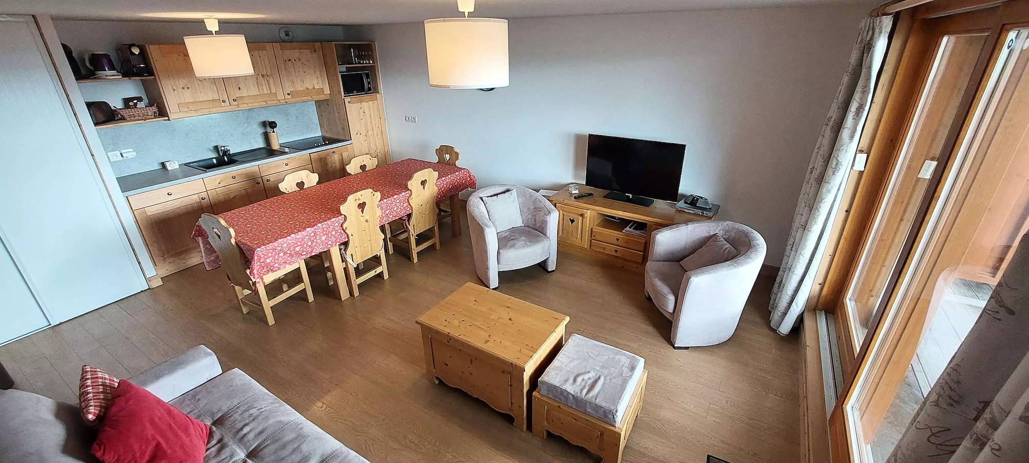 Ganze Wohnung, Paradiski schöne Wohnung renoviert Plan Peisey in Nationalpark Vanoise