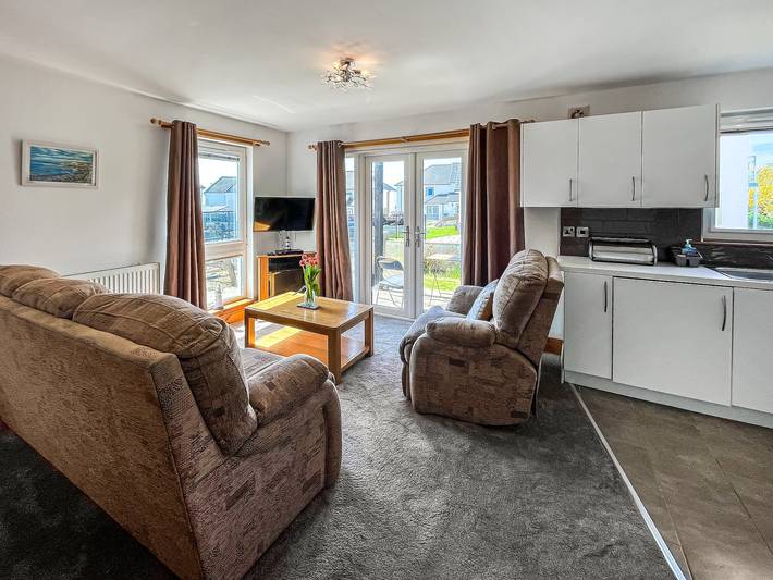 Log cabin for 4 people, with Garden in Portpatrick