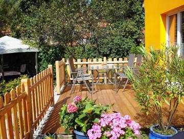 Ferienwohnung für 4 Personen, mit Garten und Terrasse in Mellenthin