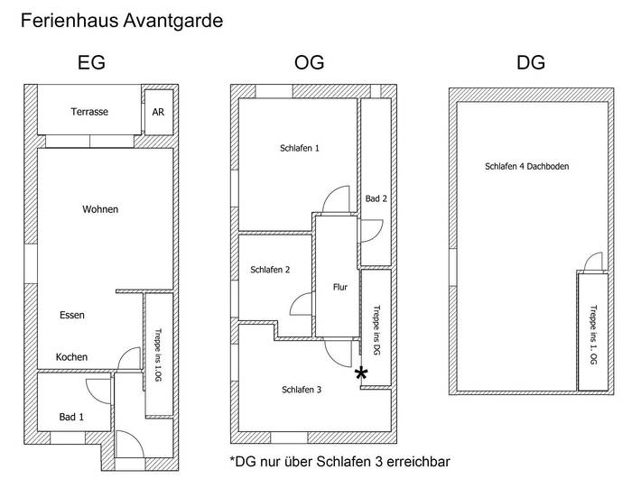 Ferienhaus für 9 Personen, mit Balkon und Terrasse in Neuharlingersiel - 2