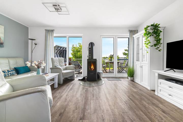 Ferienhaus mit Meerblick für 5 Personen, mit Ausblick und Garten sowie Sauna, mit Haustier in Schlei - 4