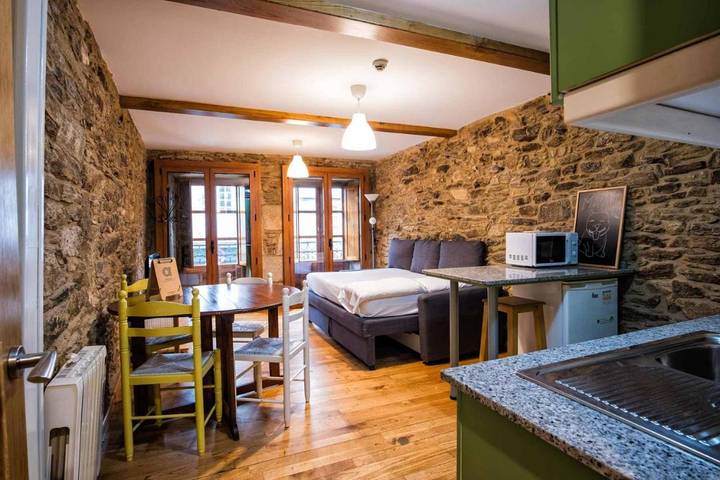 Casa de férias para 4 pessoas, com varanda e vista em Santiago de Compostela