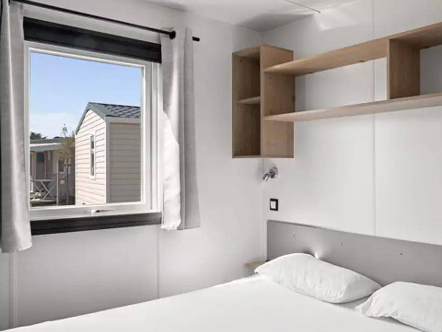 Camping Lou Pignada - Mobilhome 2 personas - Mobil-home | Confort | 1 Dormitorio | 2 Pers | Terraza individual | 1 Baño | Aire acondicionado | Tv in Messanges, Côte d’Argent