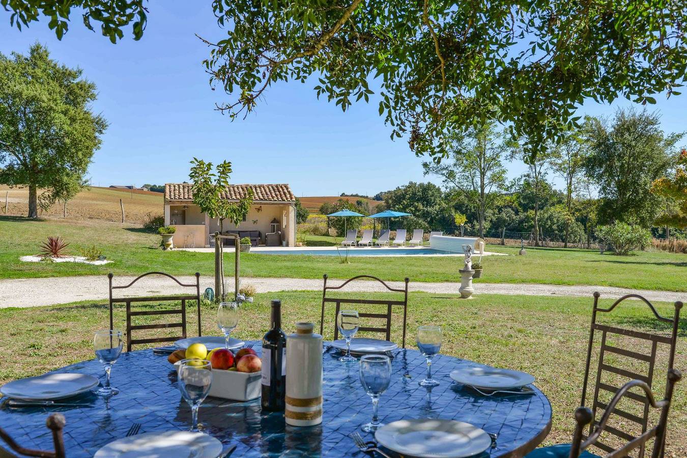 Villa pour 8 personnes avec piscine in Moncrabeau, Région de Nérac