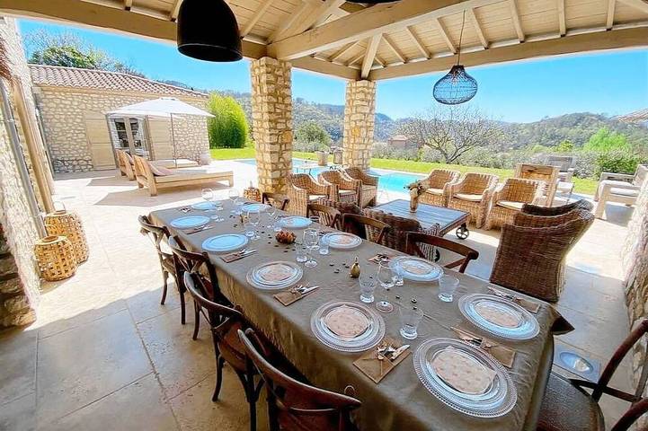 Maison de vacances pour 10 personnes, avec jardin, animaux acceptés