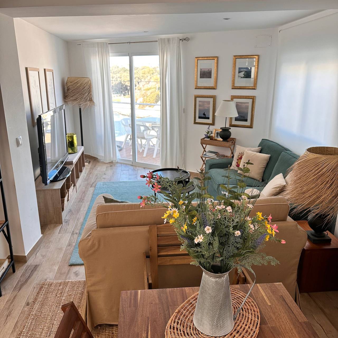 Ferienhaus '5Sols, Acceso Directo A La Playa' mit Meerblick, Wi-Fi und Klimaanlage in Son Carrió (Menorca), Ciutadella