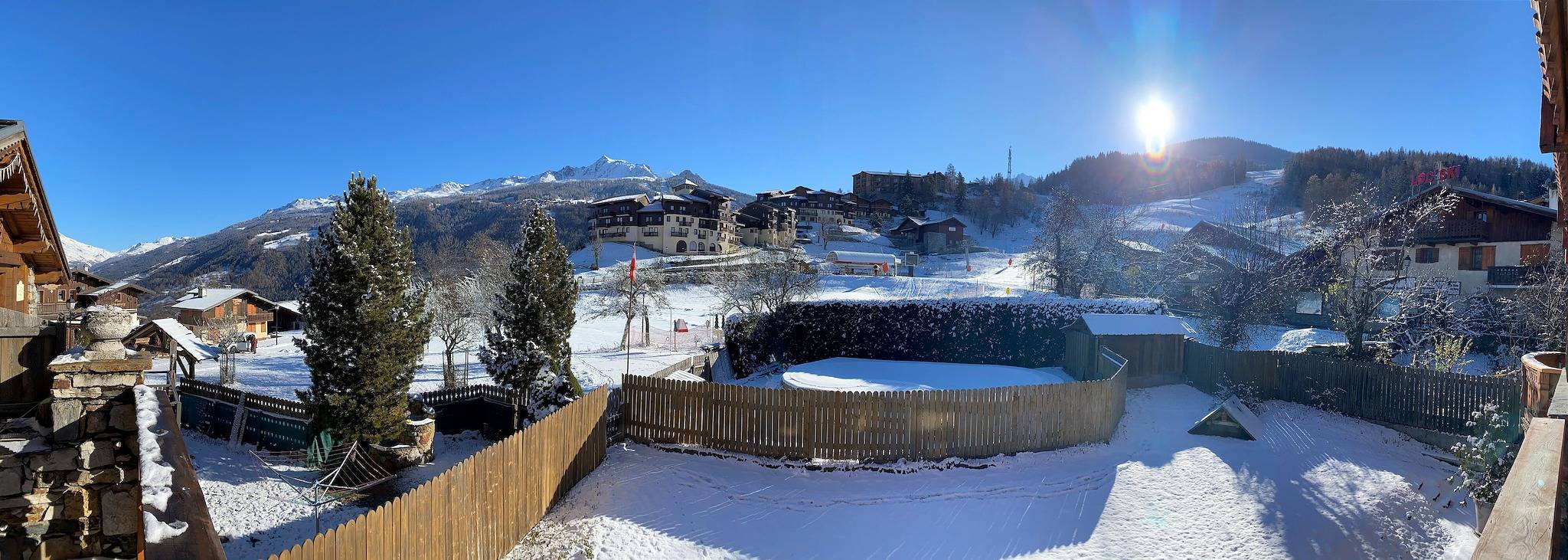 Geheel appartement, Appartement "Les Dolomites" met bergzicht, privéterras en wifi in Bellentre, La Plagne-Tarentaise