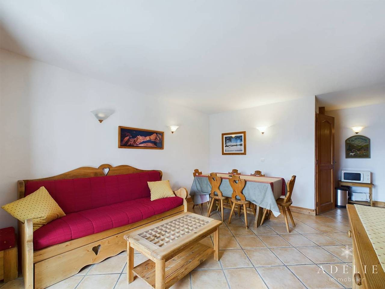 Appartement de vacances entier, Bel appartement exposé Sud avec terrasse in La Rosière, Montvalezan
