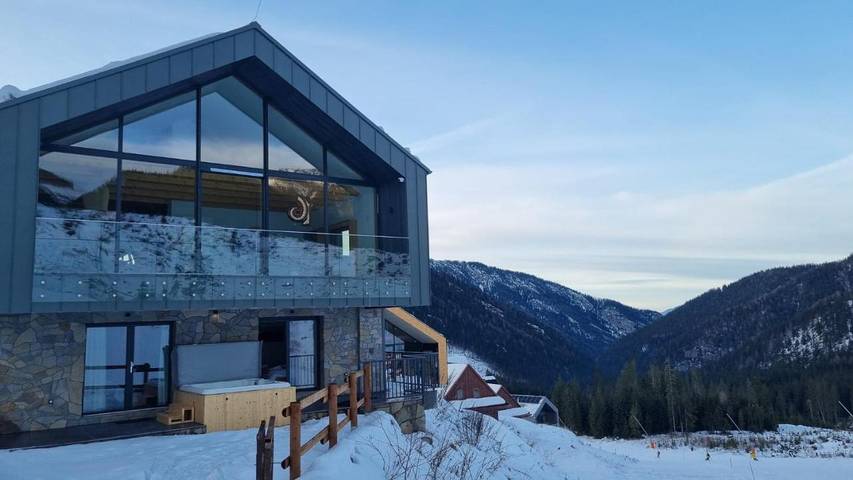 Hütte für 6 Personen, mit Terrasse und Whirlpool in der Slowakei