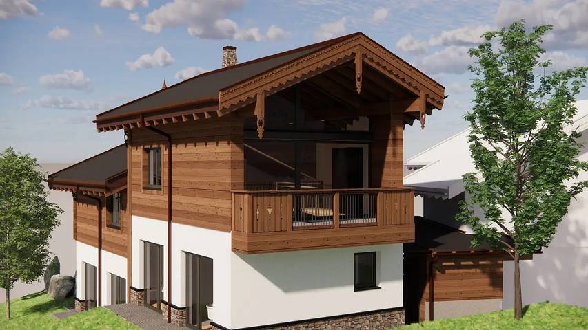 Chalet für 12 Personen, mit Whirlpool und Sauna sowie Balkon in Königsleiten