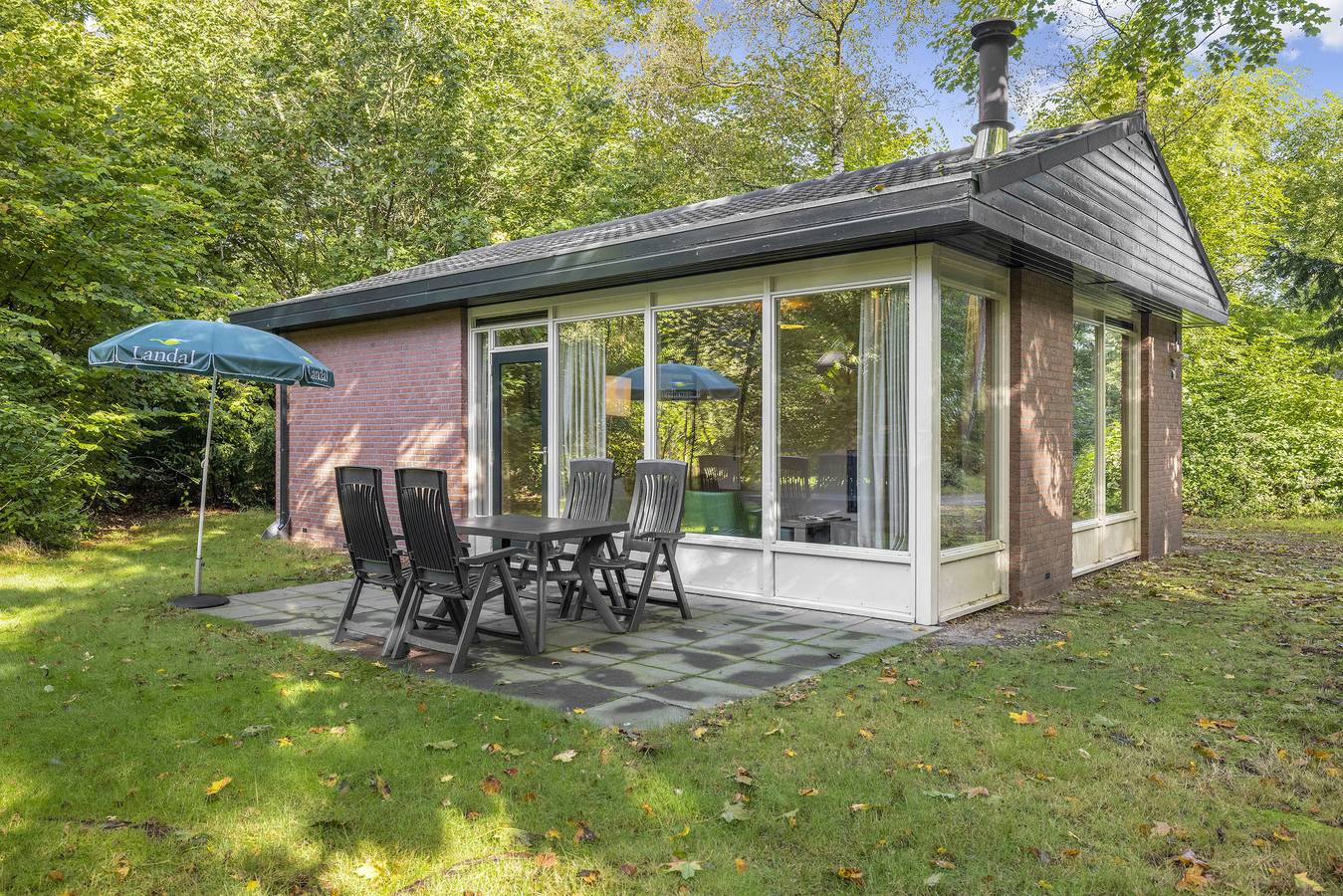 Bungalow für 4 Personen mit Balkon/Terrasse in Hoge Veluwe