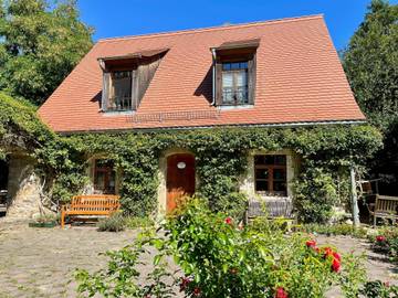 Ferienhaus für 4 Personen, mit Garten und Kinderpool sowie Terrasse in Sachsen