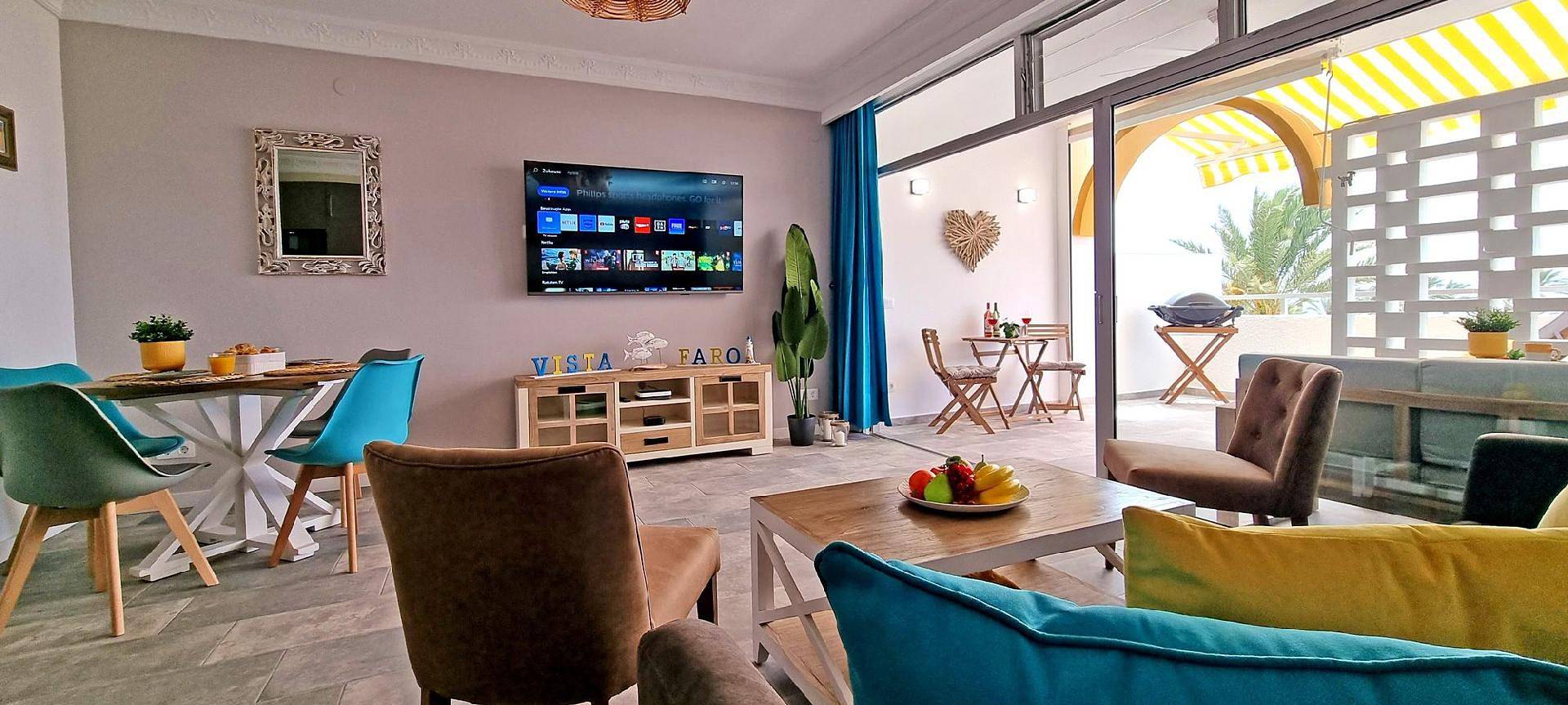 Ganze Ferienwohnung, Ferienwohnung Vista Faro, Morro Jable, Meerblick in Solana Matorral, Pájara