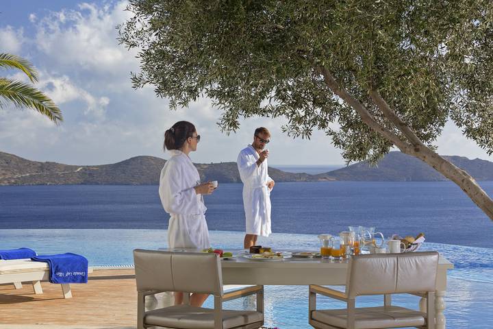 Station pour 6 personnes avec jacuzzi in Elounda, Région de Lassithi