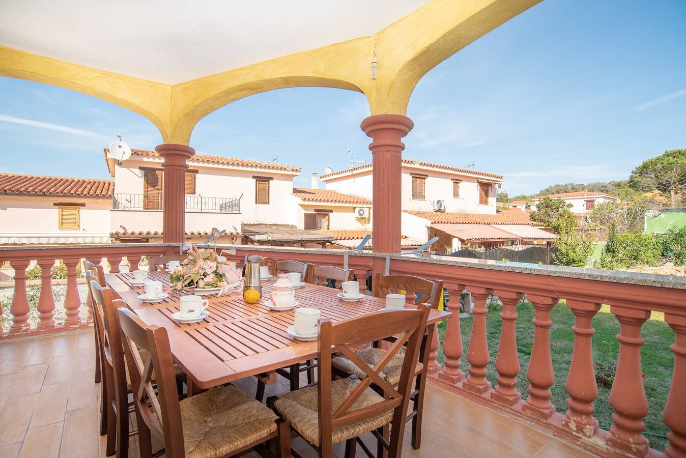 Zentral gelegene, mediterrane Ferienwohnung mit Garten und Terrasse in San Teodoro, Olbia-Tempio