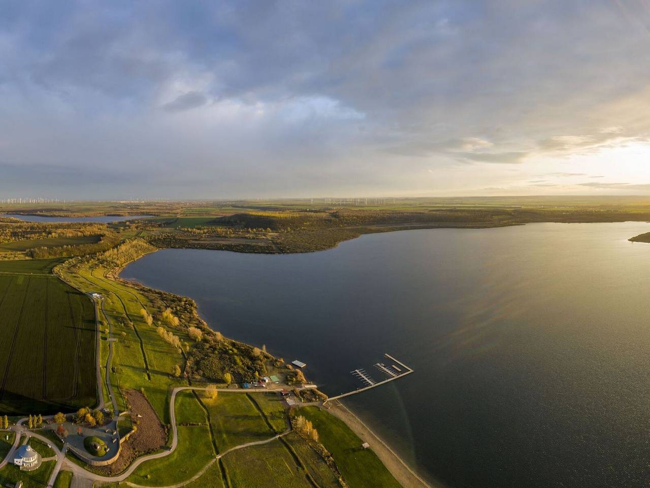 Casa vacanze Concordia direttamente sul lago, con terrazza coperta e aria condizionata in Schadeleben, Seeland (Germania)