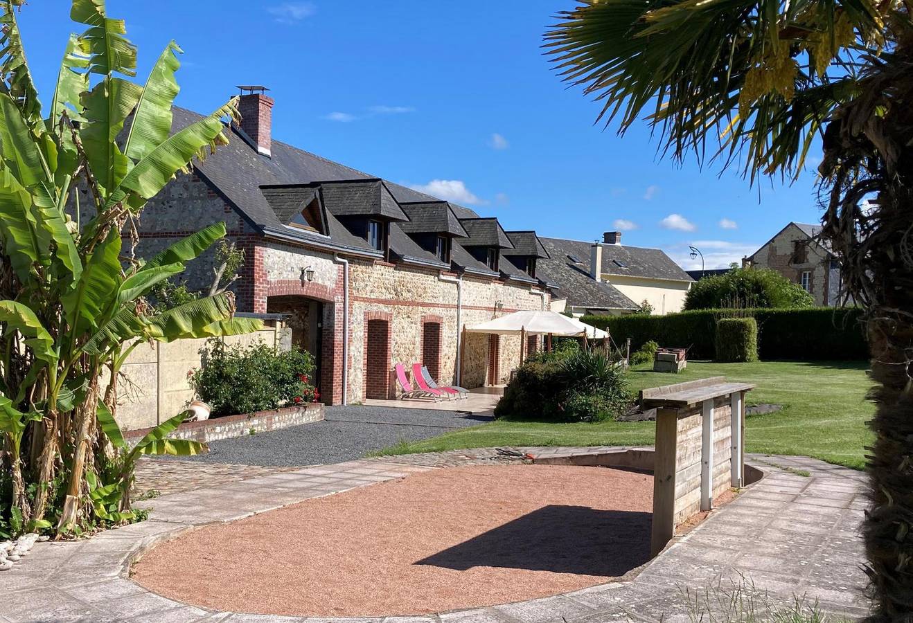 Gîte für 12 Personen mit Terrasse in Ganzeville, Le Havre und Umgebung