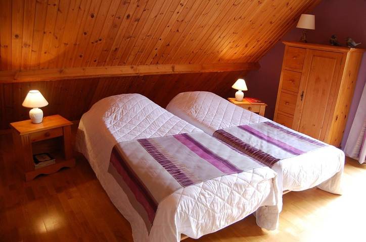 Chambre d’hôte pour 2 personnes, avec terrasse et vue