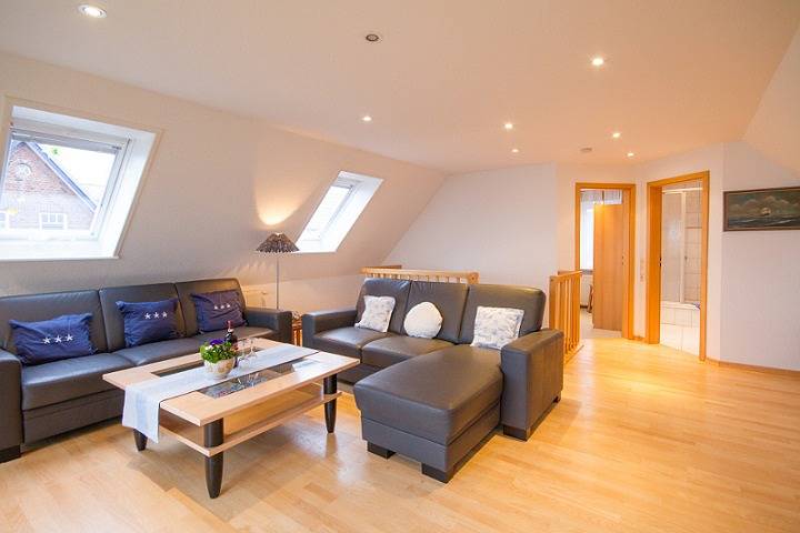 Ferienhaus mit Meerblick für 6 Personen, mit Terrasse und Garten sowie Seeblick in Nordfriesland - 3