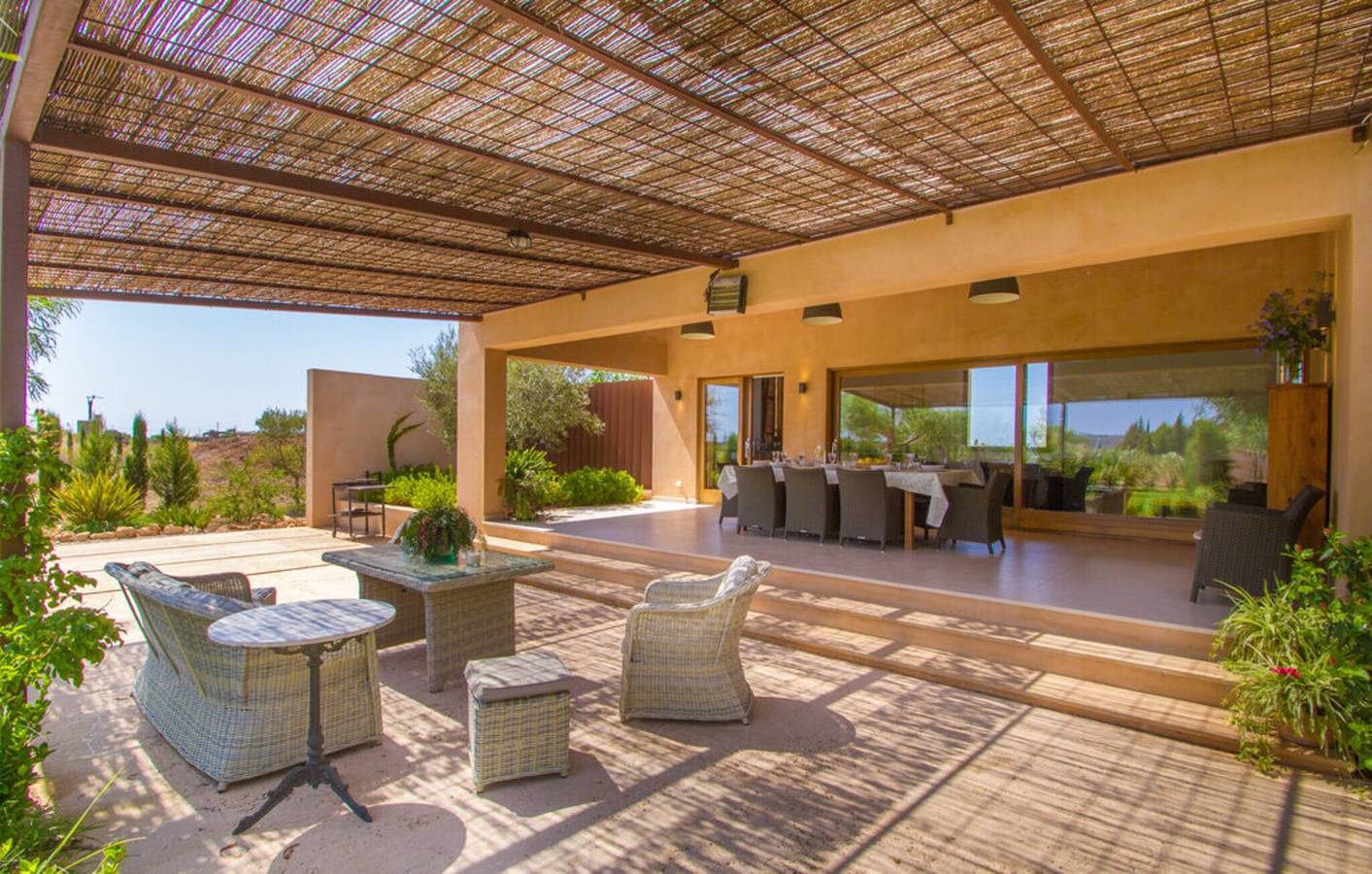 Finca 'Son Sec Nou' avec vue sur la montagne, Wi-Fi et climatisation in Campos, Majorque du Sud