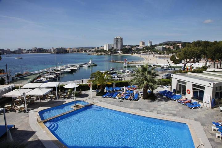 Ferienwohnung für 2 Personen, mit Balkon und Terrasse sowie Garten und Kinderpool in Palmanova