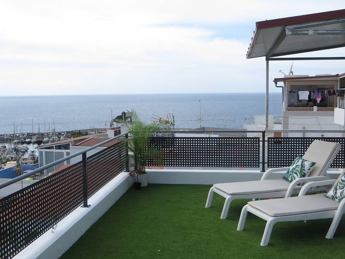 Ferienhaus für 4 Personen, mit Balkon/Terrasse und Meerblick - 1