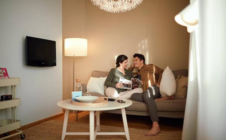 Hôtel pour 2 personnes, avec Terrasse et Jardin ainsi que Sauna et Vue