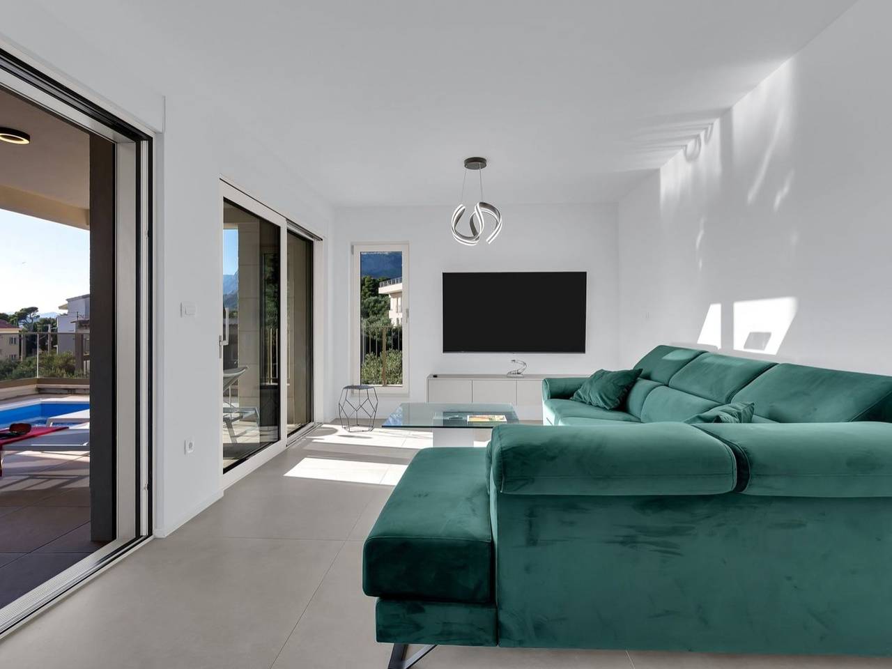 Ganze Wohnung, Apartman Delux with private pool in Tucepi, Makarska Riviera