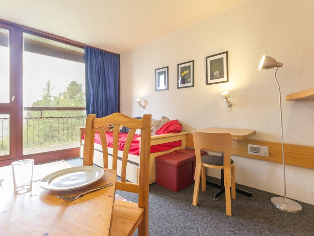 Gehele studio, Studio for 5 people, balcony, Les Arcs 2000 in Les Arcs, Bourg-Saint-Maurice