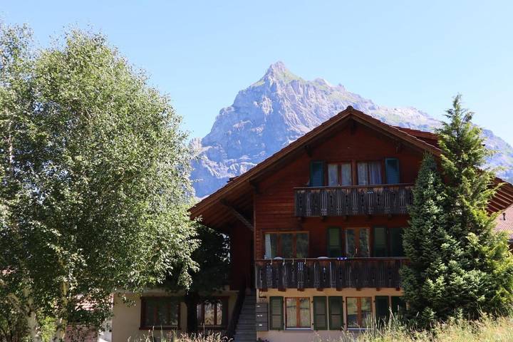 Ferienwohnung für 5 Personen, mit Terrasse und Garten in Kandersteg