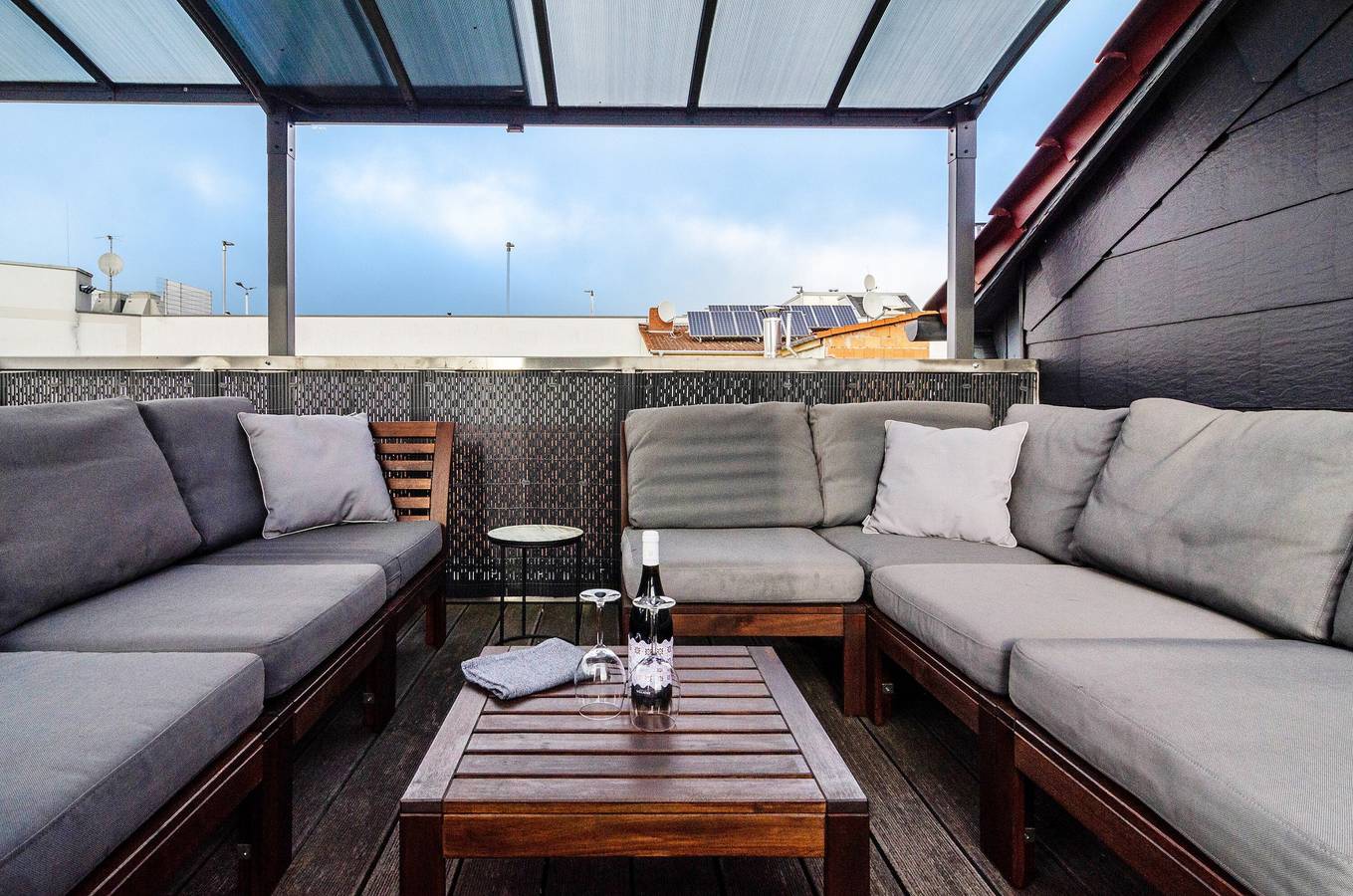 Ganze Wohnung, Apartment 'Stadt-Loft' mit privater Terrasse, Wlan und Klimaanlage in Nordhausen, Nordthüringen (Deutschland)