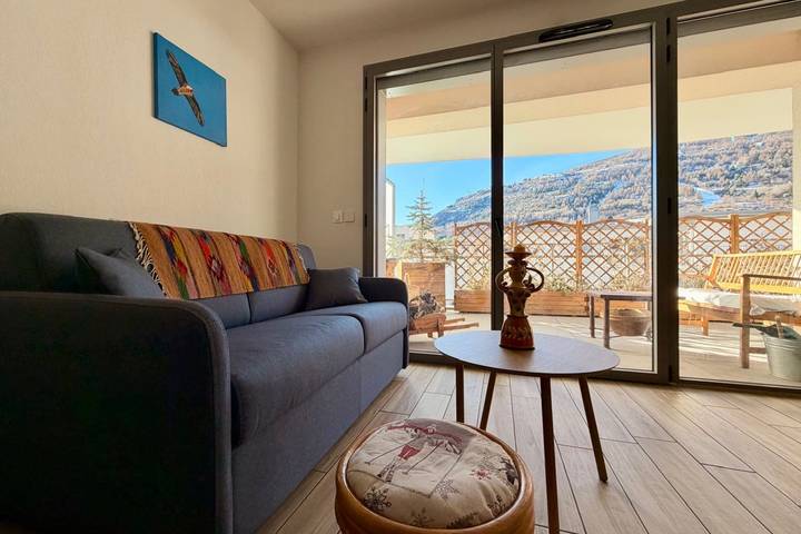 Ferienwohnung für 4 Personen, mit Balkon und Terrasse