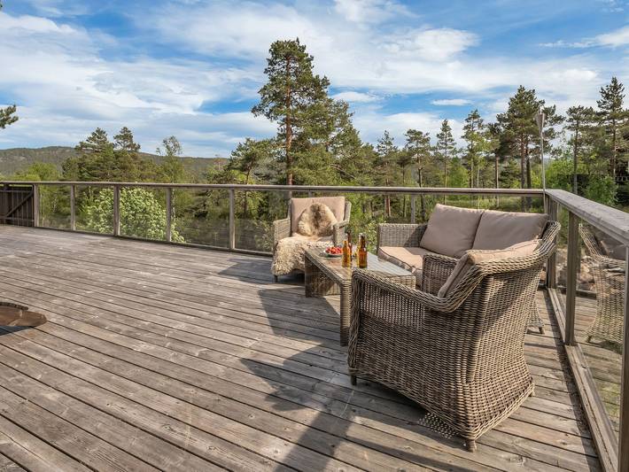 Ferienhaus für 4 Personen, mit Garten und Ausblick sowie Terrasse in Süd-Norwegen - 2