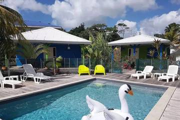 Maison de vacances pour 6 personnes, avec jacuzzi ainsi que jardin et terrasse en Martinique