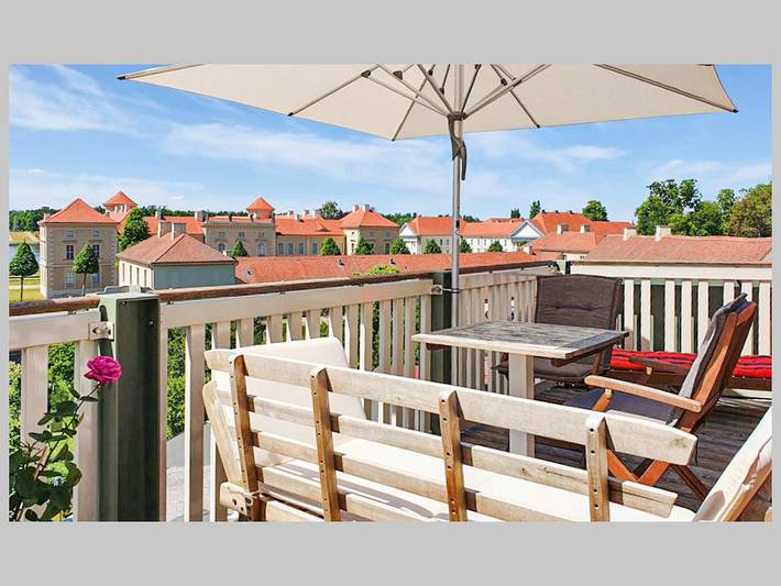 Ferienwohnung für 4 Personen, mit Balkon und Ausblick